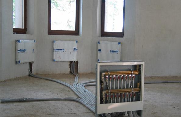 Лучевая разводка системы отопления в многоквартирном доме